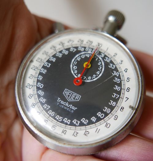 Vintage Heuer Trackstar Timer Stopwatch-works well
