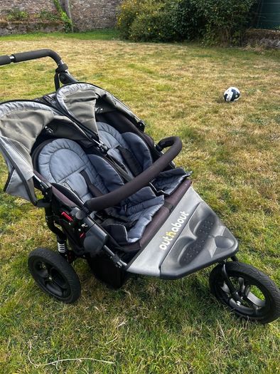 Out n about double buggy
