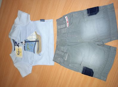 Baby t shirt and short set, Brand new, age 0-3 months