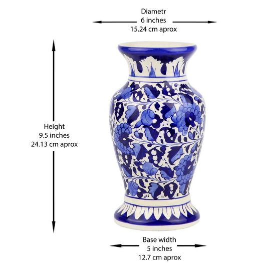 Handmade and Hand Painted Ceramic Flower Vase | Warehouse Clearance | Massive Discount | Bargain price