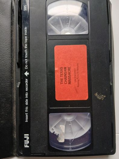 The Texas Chain Saw Massacre Pre Cert On Iver Film Services UK 1974 VHS Pal FF 30 No. 22