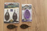 NEW - Size XL - Set of (2x60g) "Douglas" + (2x50g) ,,Aperio'' Mikado Method Feeder Q.M.F. System + Mould - Carp Tench Bream Feeder Method Pellet Dumbells Hybrid Roach