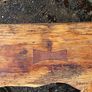 Rustic Driftwood Floating Corner Shelf Image 5