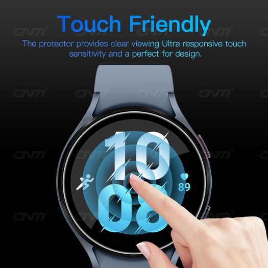 5D Full Screen Protector for Samsung Galaxy Watch 5 Pro 45MM Soft Protective Film