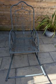 Vintage garden rocking chair