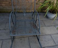 Vintage garden rocking chair