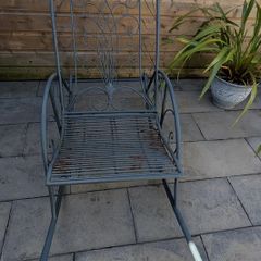 Vintage garden rocking chair