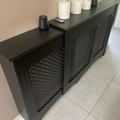 Extendable Radiator Cover Black