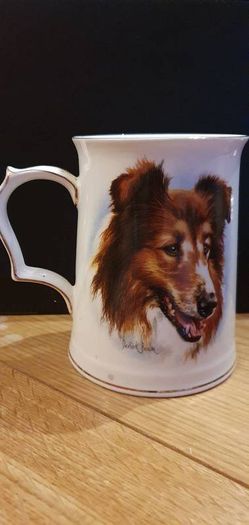 Fine Bone China Dog Themed Tankards