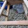 Old Rustic Elm Bench Image 5