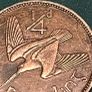 1928 Irish Free State Shilling & Farthing High-Grade EF/AU Rare Detail Image 10