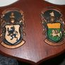 2 Personalized Double Irish Coat of Arms Knight Shield Plaque Image 9
