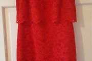 New Look red lace dress
