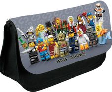 Lego Minifigures Personalized Pencil Case Make up bag / back to school stationery