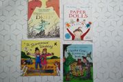 Julia Donaldson books: Paper dolls, the scarecrows wedding, Charlie Cook's favourite book, Tyrannosaurus drip