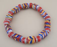 Vintage Venetian Style trade Glass Beads Bracelet