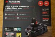 Parkside Performance 12V 2.5Ah battery with 6A fast charger