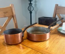 E.Dehillerin Paris Heavy Gauge Copper Pans
