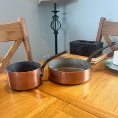 E.Dehillerin Paris Heavy Gauge Copper Pans