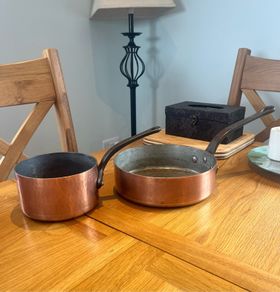 E.Dehillerin Paris Heavy Gauge Copper Pans