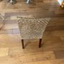 2 rattan dining chairs Image 4