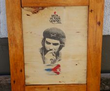 Vintage Style Che Guevara Woodart Sign