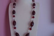Long necklace,Jewellery,Red necklace