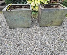 Galvanised rivet vintage water tanks