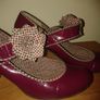 Ruby Shoos Sz 7 Minelli Wine Mary Janes Image 3