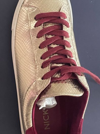 Nicky Hoyne Gold trainers