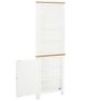 Corner Cabinet 59x36x180 cm Solid Oak Wood Image 8