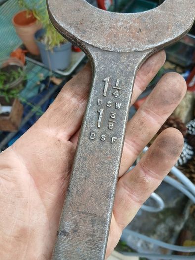 four large open ended spanners