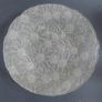 Large Vintage Frosted Glass Fruit Bowl/Round Platter/Centrepiece With a Floral and Foliage Pattern in the Lalique Style, but Unknown Maker Image 4