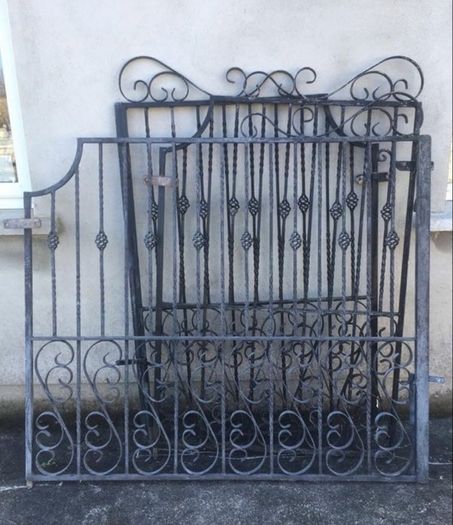 Wrought iron gates