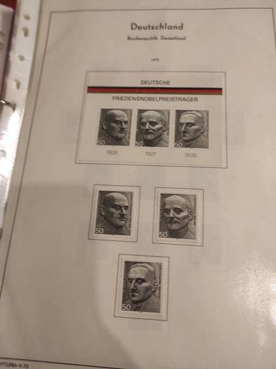 GERMANY 1975-82 album with stamps