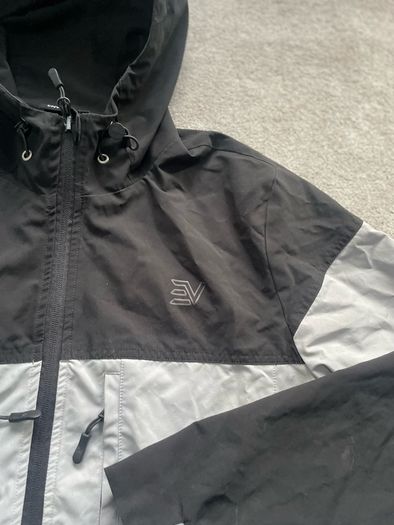 Envii white and black windbreaker