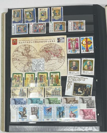 Collection: Vatican City Stamps both mint and used along with some miniature sheets on 40 pages