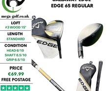 Callaway Edge #3 Wood 15 Degree / Edge 65 Regular