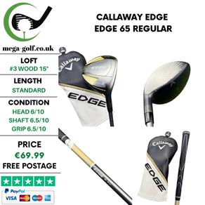 Callaway Edge #3 Wood 15 Degree / Edge 65 Regular