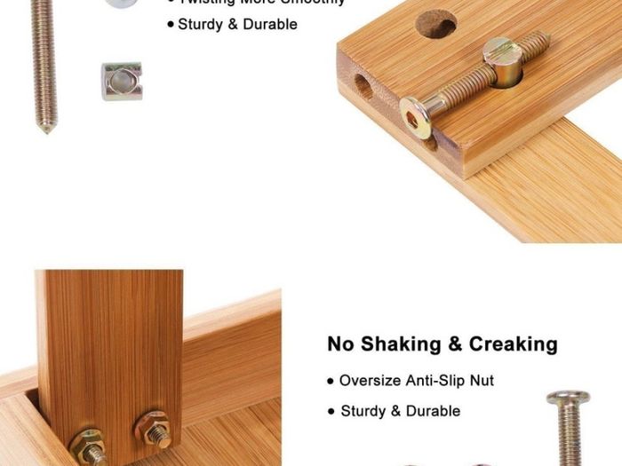 Shoe Rack, 3 Tier Bamboo Shoe Cabinet Bench,Shoe Shelf Storage Organizer,Ideal for Hall, Bathroom, Living Room, Hallway(70 x 28 x 45 cm) FREE POSTAGE