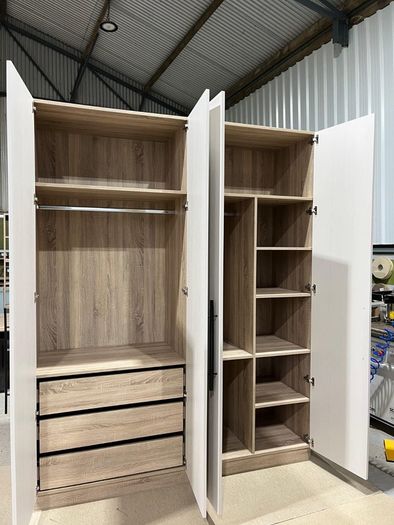 Wardrobes, kitchens, utility rooms, storage units.
