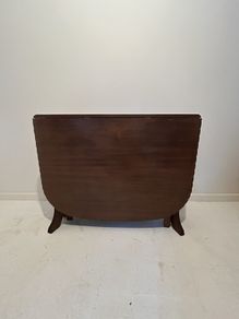 Vintage Mahogany Drop Leaf Dining Table