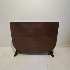 Vintage Mahogany Drop Leaf Dining Table