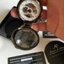 Kronen & Sohne mechanical skeleton pocket watch with chain and box Image 3