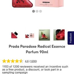 PRADA Paradoxe 90ml parfum for her