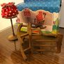 Vintage Rocking Chair and Standard Lamp Image 4
