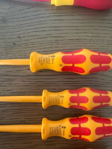 Wera VDE Screwdrivers Flat head