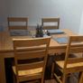 Beautiful Very Solid 5Ft Wooden Kitchen Dining Table - Can Deliver Image 3