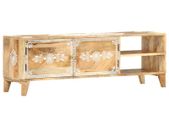 TV Cabinet 120x30x40 cm Solid Mango Wood