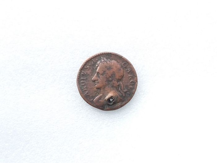 Great Britain : Charles II : 1675 Farthing